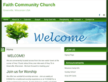 Tablet Screenshot of greenvillefaith.org